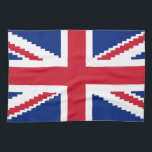 Linge De Cuisine Jack Pixel Union 8 bits<br><div class="desc">Union Pixel Jack UK Flag Vintage 8 bits Pixel Art. Globe Trotters se spécialise dans l'imagerie idiosyncratique du monde entier. Vous y trouverez des Cartes de Voeux,  Cartes Postales,  Posters,  Mousepads et plus encore.</div>