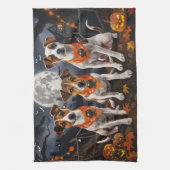 Linge De Cuisine Jack Russell Halloween Épouvantable (Vertical)