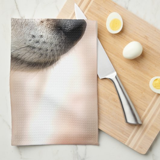 LINGE DE CUISINE JACK RUSSELL TERRIER CHIEN (Quart Plié)