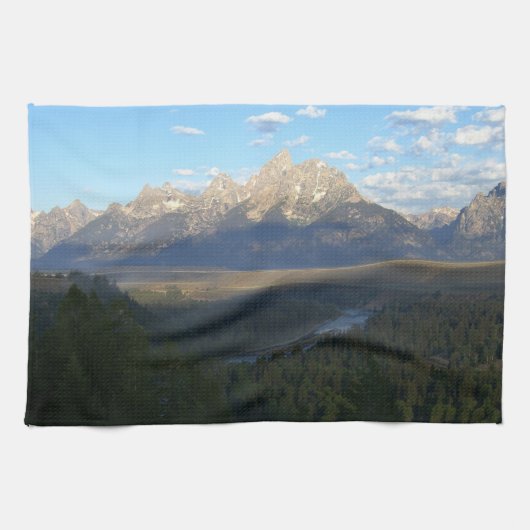 Linge De Cuisine Jackson Hole Mountains (Grand Teton National Park) (Horizontal)