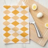 Linge De Cuisine Jacquard orange (Quart Plié)