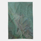 Linge De Cuisine Jade 2 Vert Profond Abstrait (Vertical)
