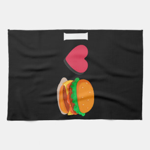 Linge De Cuisine J'adore Burger Cheeseburger Manger Malsain