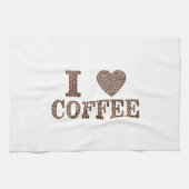 Linge De Cuisine J'adore le café (Horizontal)