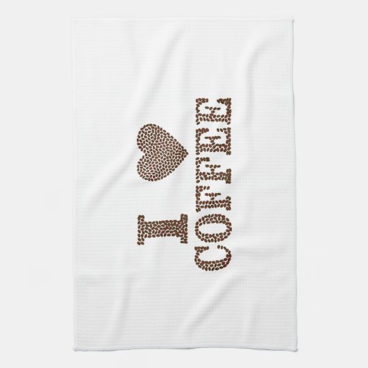Linge De Cuisine J'adore le café (Vertical)