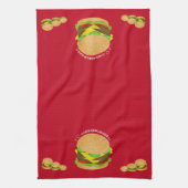 Linge De Cuisine J'adore les cheeseburgers (Vertical)