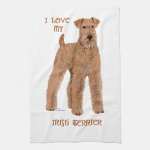 Linge De Cuisine J'adore mon Terrier Irlandais