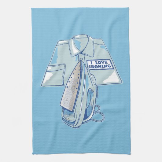 Linge De Cuisine J'adore repasser (Vertical)