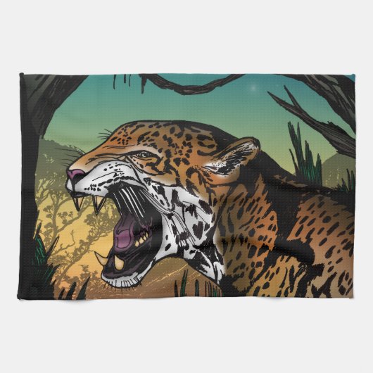 Linge De Cuisine Jaguar (Horizontal)