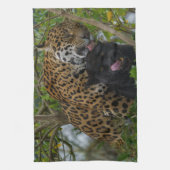 Linge De Cuisine Jaguars In Love (Vertical)