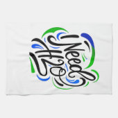 Linge De Cuisine J'ai besoin du script H2O (Horizontal)