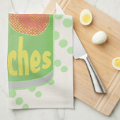 Linge De Cuisine J'ai des pêches Tin de fruit (Quart Plié)