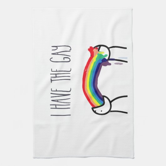 Linge De Cuisine J'ai le meme gai (Vertical)