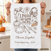 J'ai mis mon jeu en pause pour la Friendsgiving de