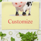 Linge De Cuisine J'Aime Cows Art Thunder_Cove (Plié)