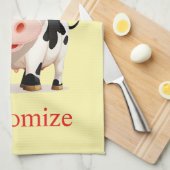 Linge De Cuisine J'Aime Cows Art Thunder_Cove (Quart Plié)