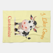 Linge De Cuisine J'Aime Cows Art Thunder_Cove (Horizontal)