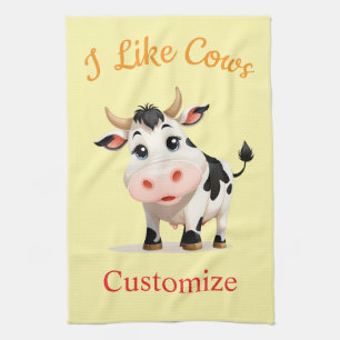 Linge De Cuisine J'Aime Cows Art Thunder_Cove