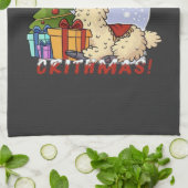 Linge De Cuisine J'AIME CRITHMAS Llama (Plié)