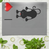 Linge De Cuisine J'aime des chats (Plié)
