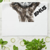 LINGE DE CUISINE J'AIME DES ÉMEUS (Plié)