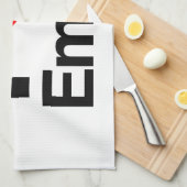 Linge De Cuisine j'aime emus (Quart Plié)