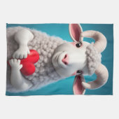 Linge De Cuisine J'aime Ewe (Horizontal)