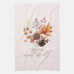 Linge De Cuisine J'Aime La Chute La Plus Grande De Toutes - Foliage