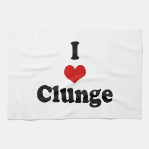 LINGE DE CUISINE J'AIME LA CLUNGE {HEART}