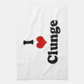 LINGE DE CUISINE J'AIME LA CLUNGE {HEART} (Vertical)