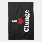 LINGE DE CUISINE J'AIME LA CLUNGE {HEART} (Vertical)