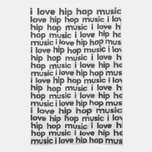 Linge De Cuisine J'aime la musique Hip hop