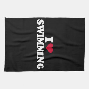 Linge De Cuisine J'aime la natation