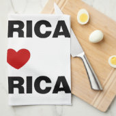 Linge De Cuisine J'aime l'Amérique (Quart Plié)