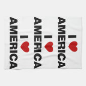 Linge De Cuisine J'aime l'Amérique (Horizontal)