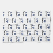 Linge De Cuisine J'Aime L'Ancre D'Été Et Le Coeur Écarté (Horizontal)