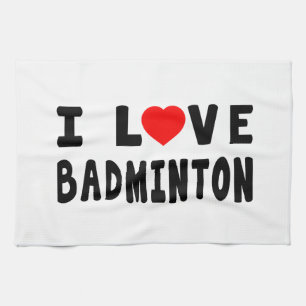 Linge De Cuisine J'aime le badminton