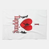 Linge De Cuisine J'aime le claquettes (Horizontal)