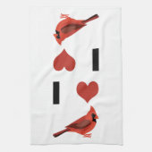 Linge De Cuisine J'aime les cardinaux (Vertical)