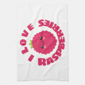 Linge De Cuisine J'aime les framboises (Vertical)