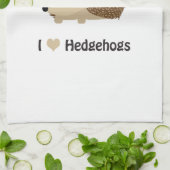 Linge De Cuisine J'aime les hérissons (Plié)