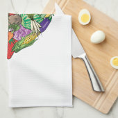 Linge De Cuisine J'aime les Légumes (Quart Plié)