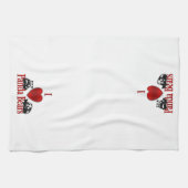 Linge De Cuisine J'aime les ours pandas (Horizontal)