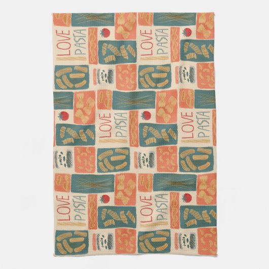 Linge De Cuisine J'aime les pâtes (Vertical)