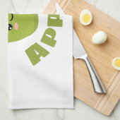 Linge De Cuisine J'aime les pommes (Quart Plié)