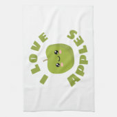 Linge De Cuisine J'aime les pommes (Vertical)
