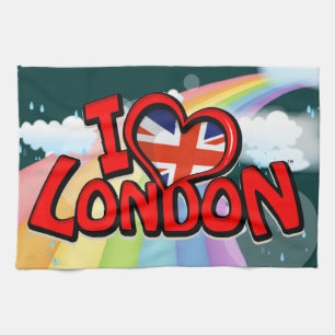 Linge De Cuisine J'aime Londres