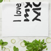 Linge De Cuisine J'aime ma mère (Plié)