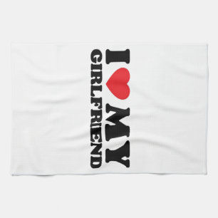 Linge De Cuisine J'aime ma petite amie Classique