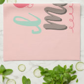 Linge De Cuisine J'aime maman assez rose (Plié)